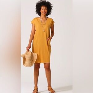 J. Jill Pure Easy Knit Two Pocket Dress XS Casual Preppy Coastal Summer Vacation